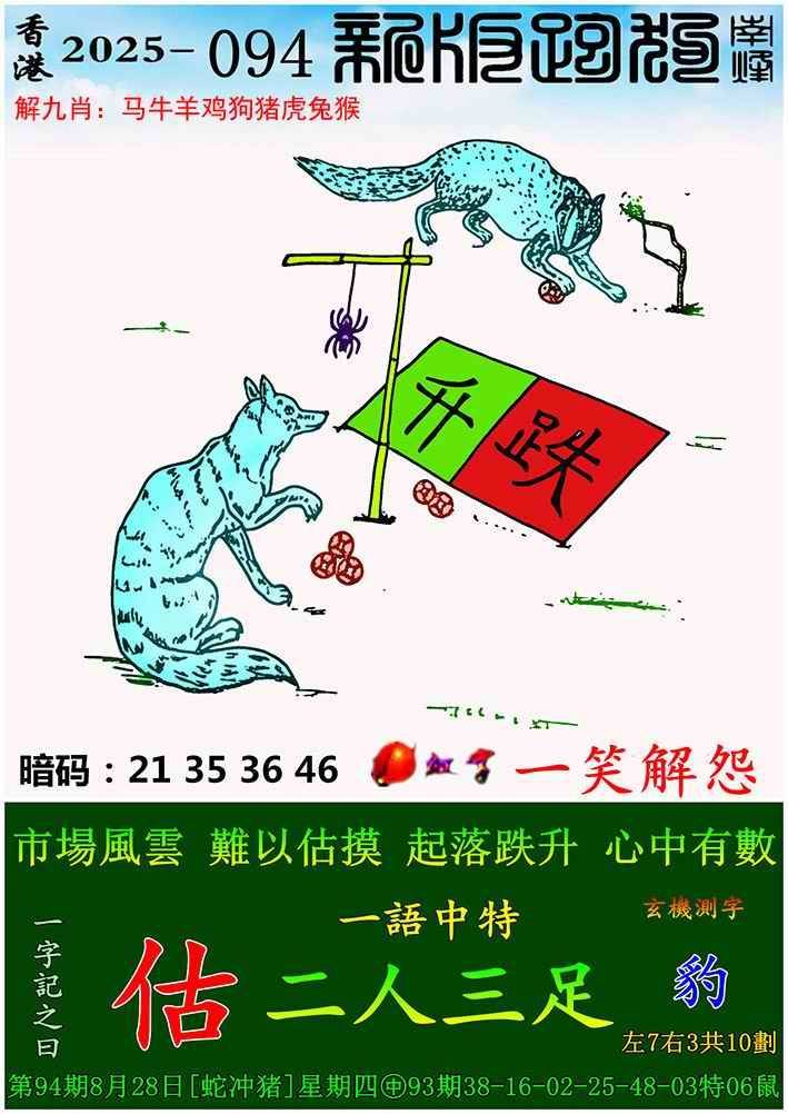 新版跑狗图